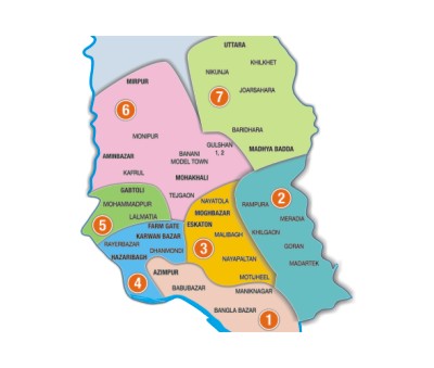 Dhaka Uttar City Corporation Map Businesses To Stay Shut Alternately | The Daily Star