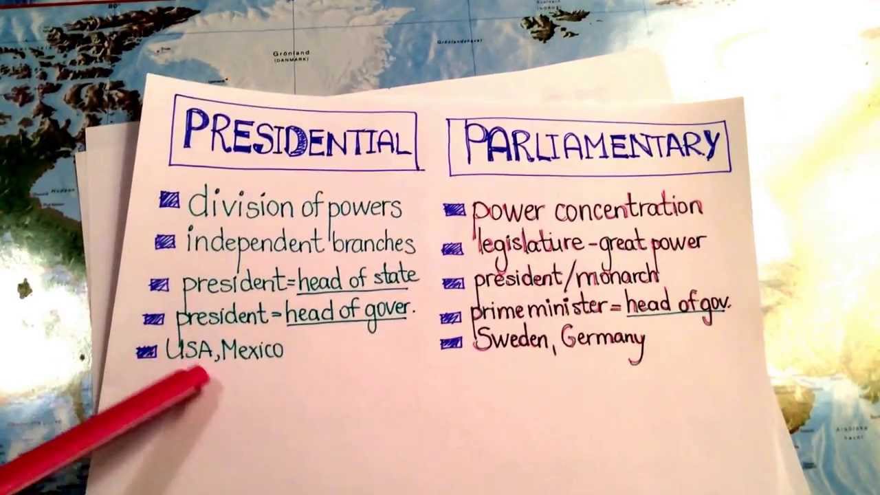 presidential vs parliamentary system of government essay