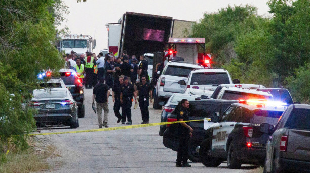 42 migrants found dead inside truck in Texas  