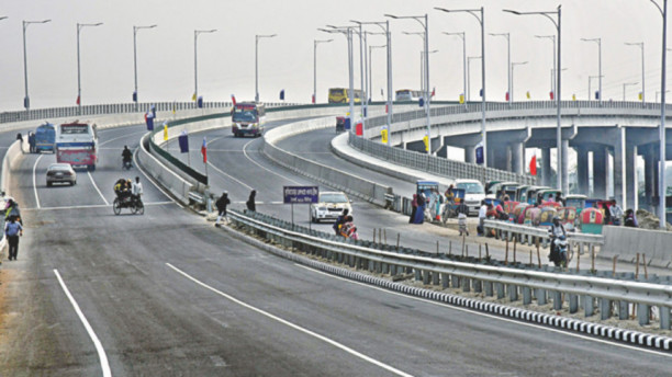 Dhaka-Mawa-Bhanga Expressway tolls: Tk 220 for 4-wheel-drive vehicles, Tk 140 for sedans