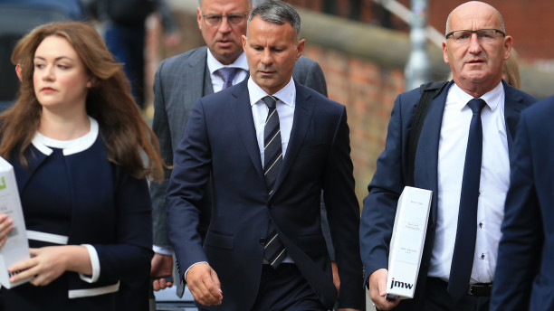 Giggs 'headbutted' ex-girlfriend in face, court hears