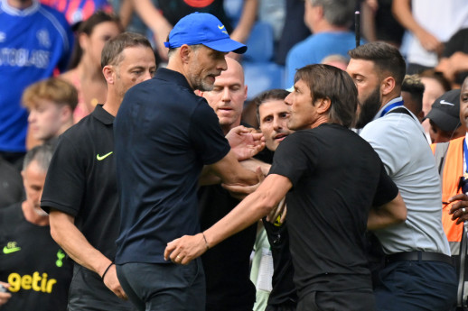 Tuchel and Conte charged after Battle of the Bridge