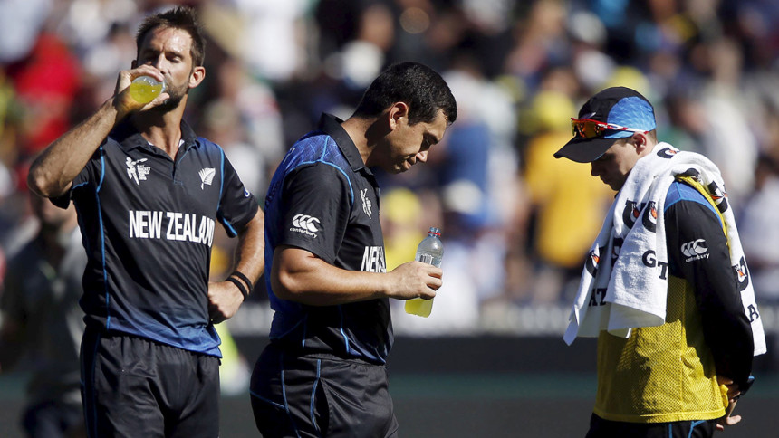 New Zealand's batsmen New Zealand's batsmen