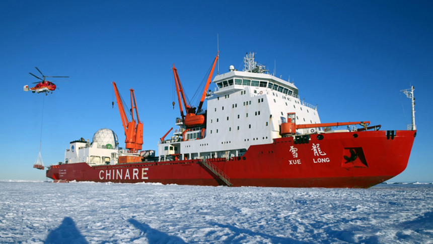 China's research icebreaker Xuelong China's research icebreaker Xuelong