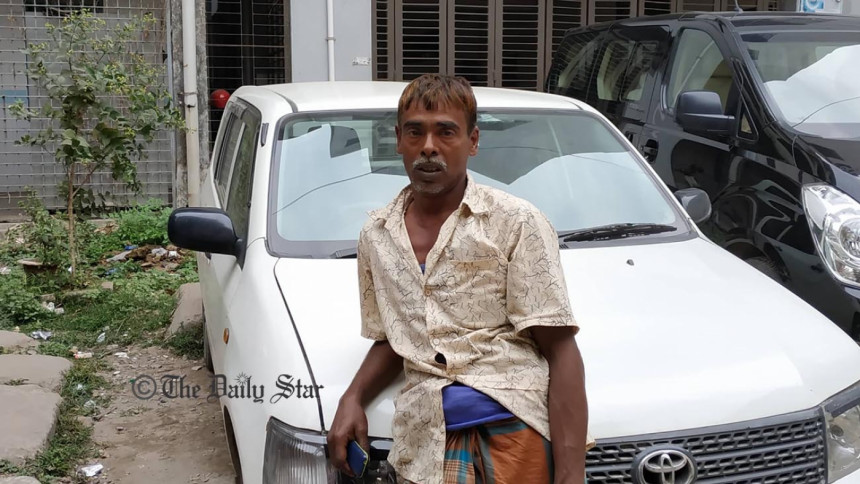 A devastated Ataur Mia at Dhaka Medical College Hospital A devastated Ataur Mia at Dhaka Medical College Hospital
