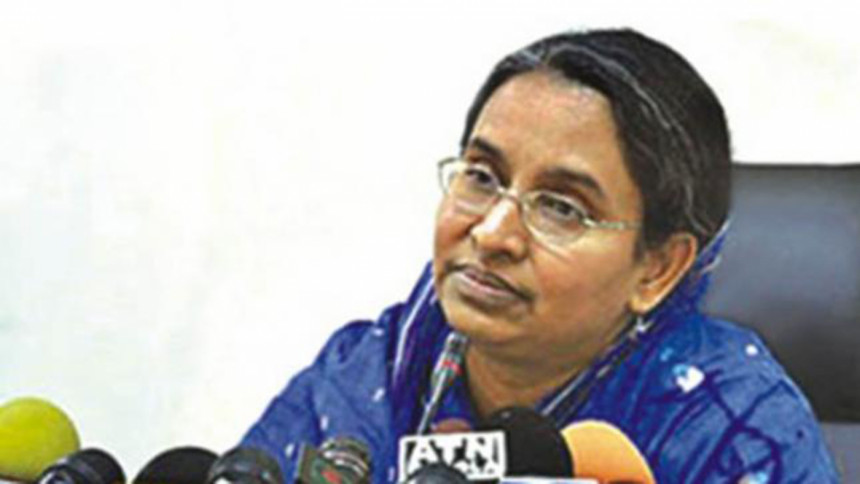 Education Minister Dipu Moni Education Minister Dipu Moni