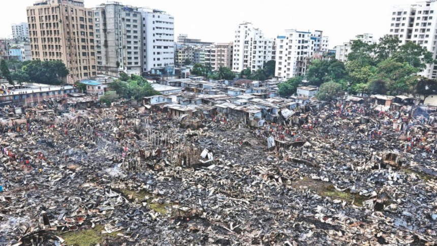 Chalantika slum fire Chalantika slum fire