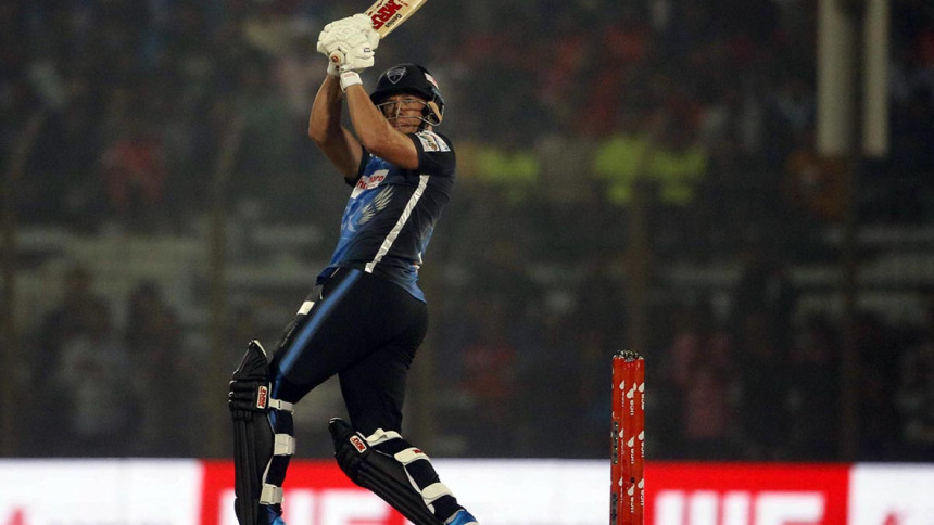 Ab de Villiers during his fantastic 50-ball 100 yesterday Ab de Villiers during his fantastic 50-ball 100 yesterday