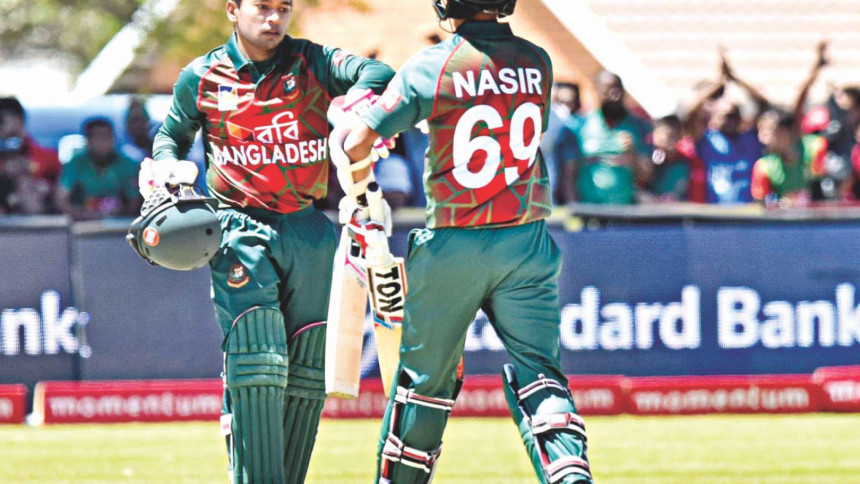 Mushfiqur Rahim and Nasir Hossain Mushfiqur Rahim and Nasir Hossain