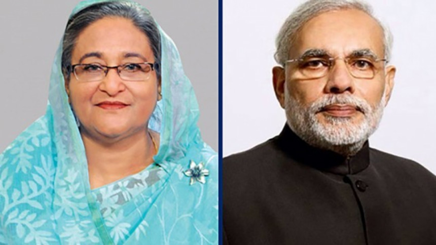 Bangladesh PM Sheikh Hasina and Indian PM Narendra Modi Bangladesh PM Sheikh Hasina and Indian PM Narendra Modi