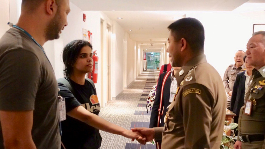 Saudi teen Rahaf Mohammed al-Qunun Saudi teen Rahaf Mohammed al-Qunun