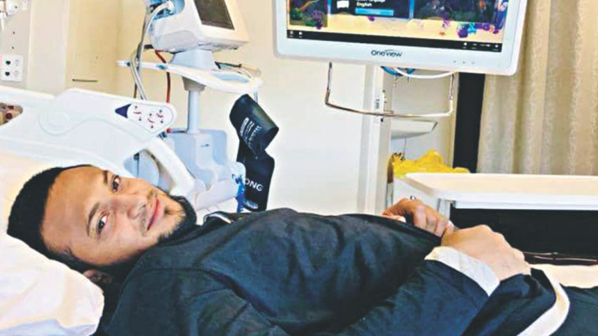 Bangladesh's star all-rounder Shakib Al Hasan starts treatment Bangladesh's star all-rounder Shakib Al Hasan starts treatment