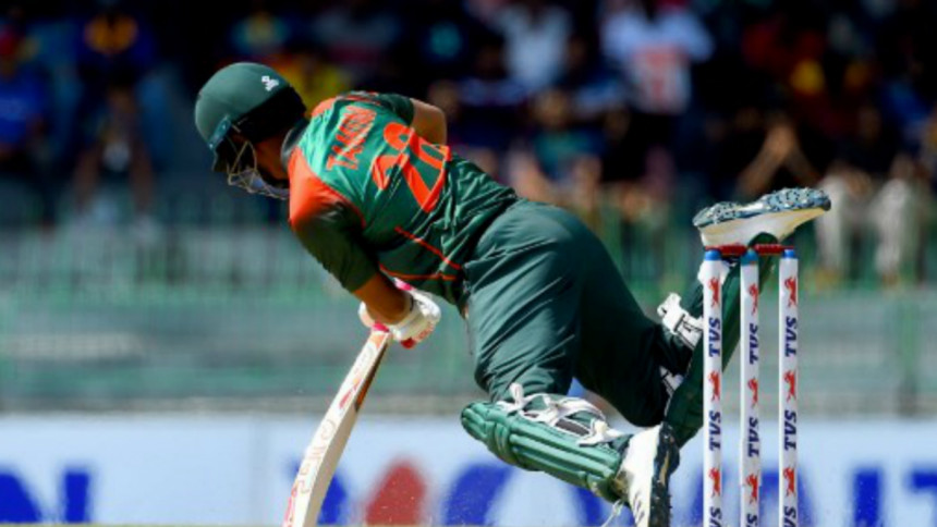 Tamim Iqbal during the second ODI against Sri Lanka Tamim Iqbal during the second ODI against Sri Lanka