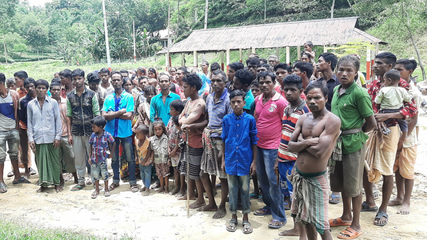 Moulvibazar tea workers demo Moulvibazar tea workers demo