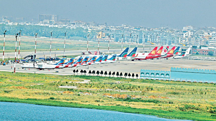 Airliners at the Dhaka Airport have been Facing Space Shortage Airliners at the Dhaka Airport have been Facing Space Shortage