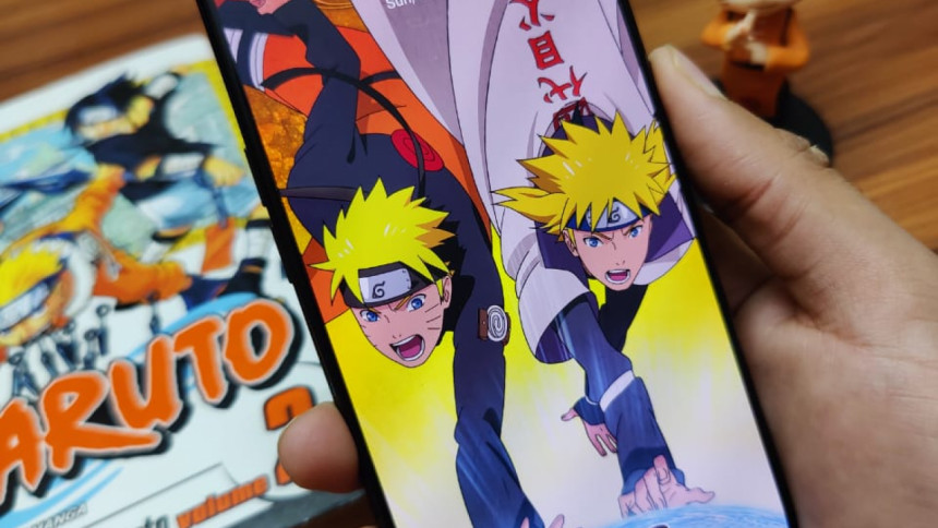 Naruto Realme GT Neo 3 front Naruto Realme GT Neo 3 front
