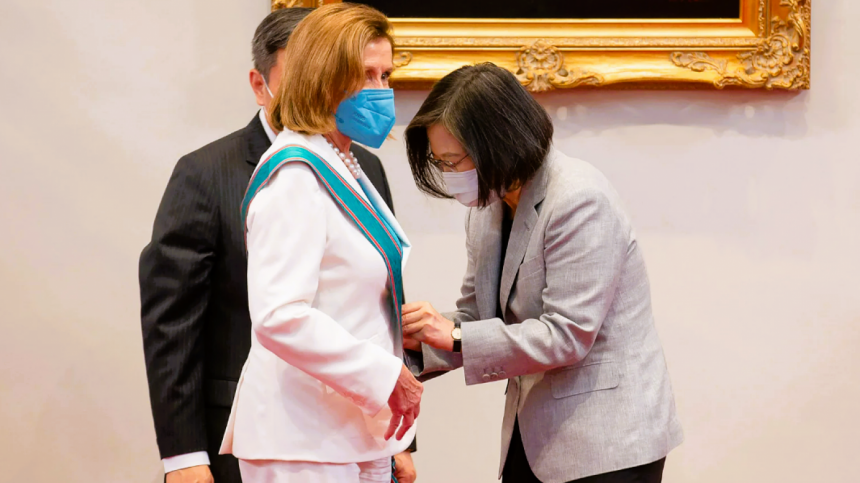 Pelosi: US wants Taiwan to have freedom with security and won't back down Nancy Pelosi