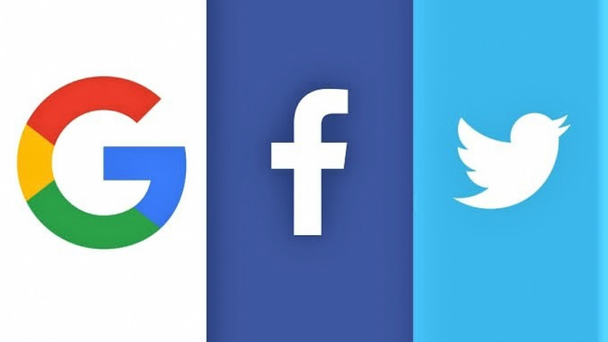 Google, Facebook and Twitter Google Facebook and Twitter