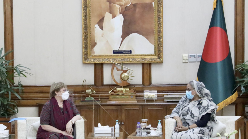 UN rights chief and PM UN rights chief and PM