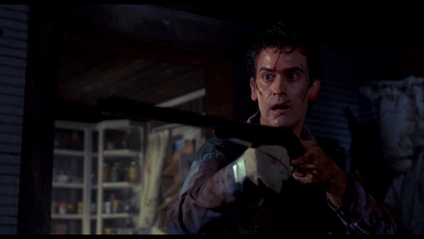 A screenshot from the movie "Evil Dead" A screenshot from the movie "Evil Dead"