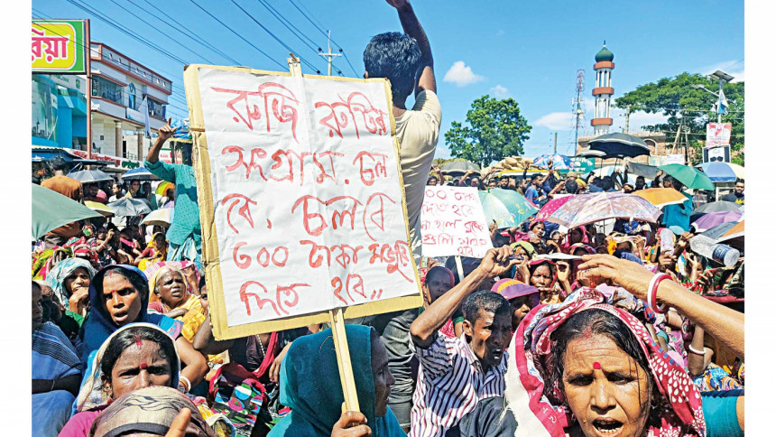 Tea Workers Protest Tea Workers Protest