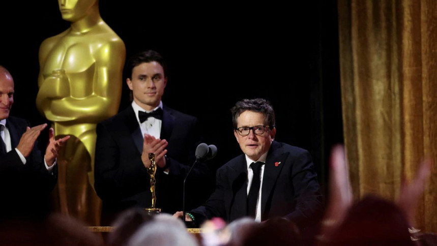 ‘Back to the Future’ star Michael J Fox accepts honorary Oscar for Parkinson’s advocacy