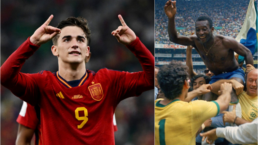 Spain’s Gavi becomes youngest World Cup scorer since Pele