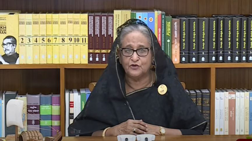 PM Sheikh Hasina addresses nation PM Sheikh Hasina addresses nation
