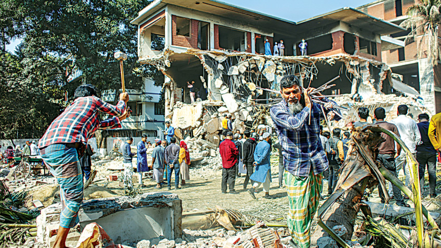 Dhanmondi 32 demolition news Dhanmondi 32 demolition news