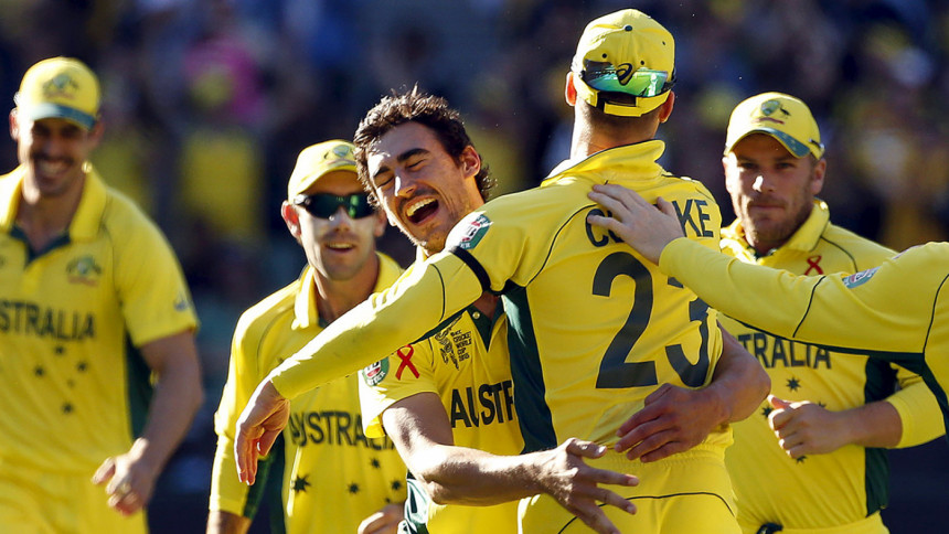Australia's Mitchell Starc Australia's Mitchell Starc