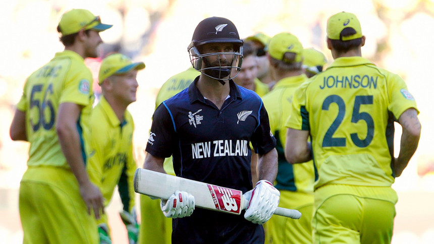 New Zealand's Grant Elliott New Zealand's Grant Elliott