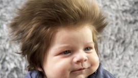 baby with amazing hair , Internet sensation, Junior Cox-Noon, Socially trending