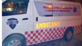 Narail Hospital gets ambulance via Mashrafe foundation