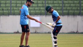 Mominul Haque before Bangladesh vs Pakistan match