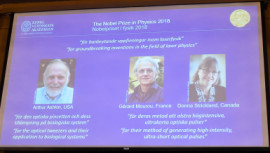 Trio win Nobel Physics Prize