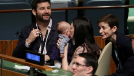 New Zealand's First Baby makes UN debut