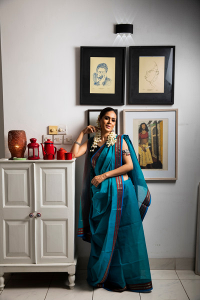 Monsoon and the cotton sari: Shades of a woman The versatile cotton sari is her perfect monsoon companion. Simplistic down to the last thread that make a handloom sari, they exude an aura of grace in all Bengali women.