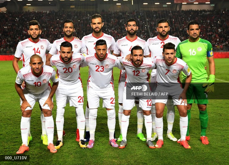 FIFA World Cup qualification football match between between Tunisia and Libya 