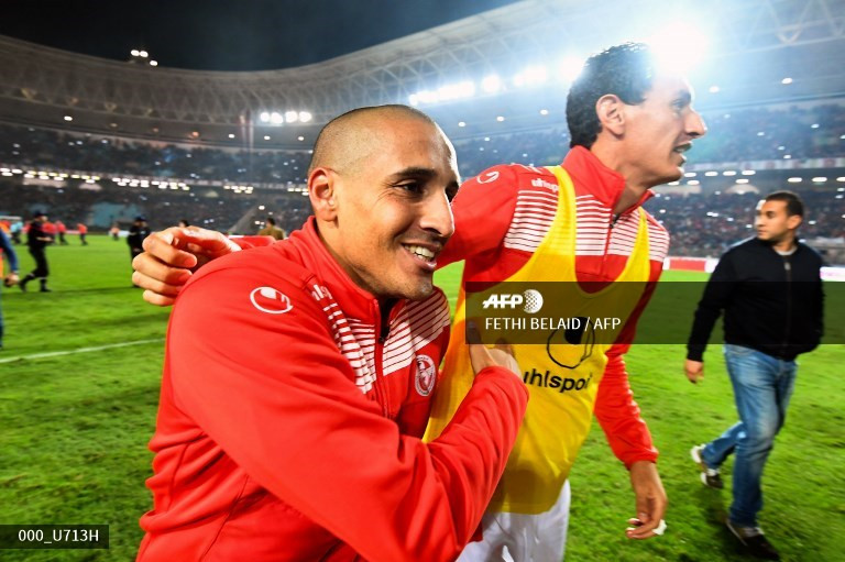 FIFA World Cup qualification football match between between Tunisia and Libya 