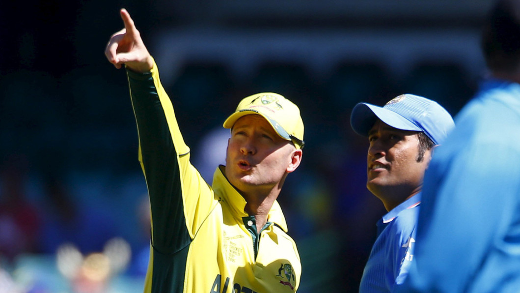 Michael Clarke MS Dhoni Michael Clarke MS Dhoni