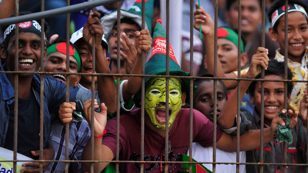 Crowd at Khulna Stadium Crowd at Khulna Stadium