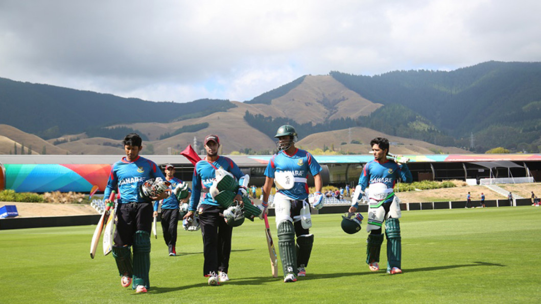 Bangladesh cricketers practice Bangladesh cricketers practice
