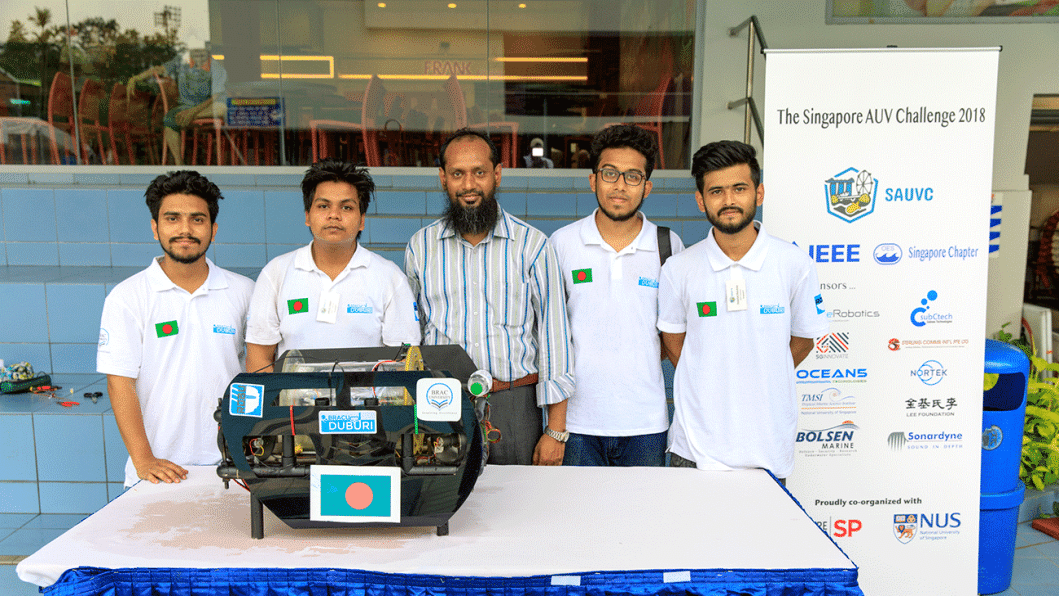 Brac University students made Automated Underwater Vehicle Brac University students made Automated Underwater Vehicle