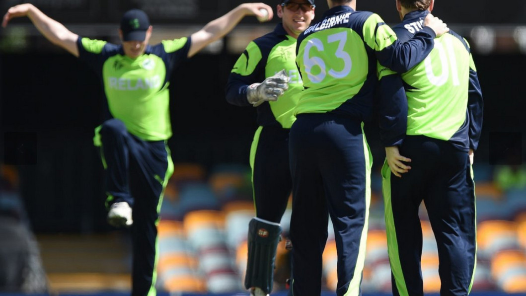 Ireland team celebrates Ireland team celebrates