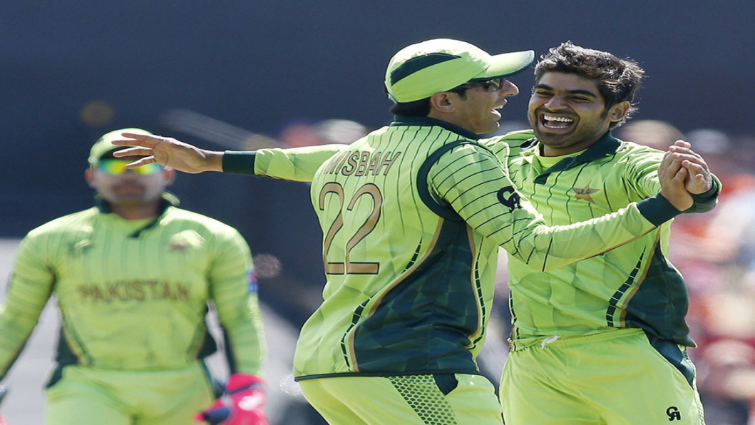 Haris Sohail celebrates Haris Sohail celebrates