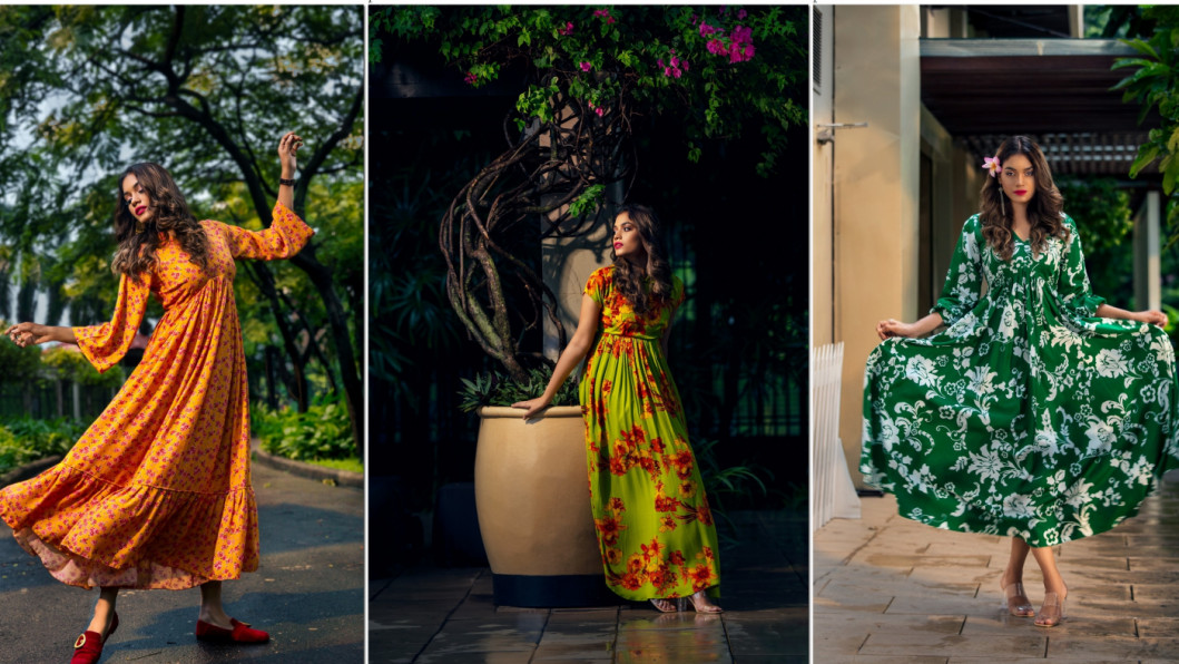 Twirling dresses in the sun Twirling dresses in the sun