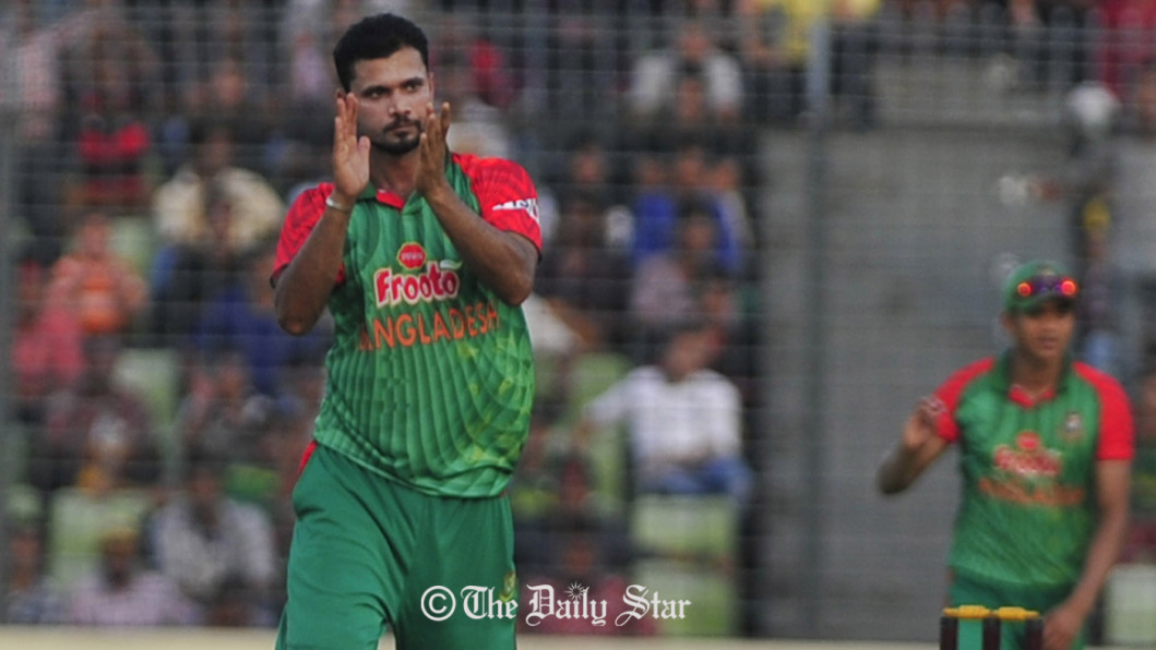 Bangladesh captain Mashrafe Mortaza Bangladesh captain Mashrafe Mortaza
