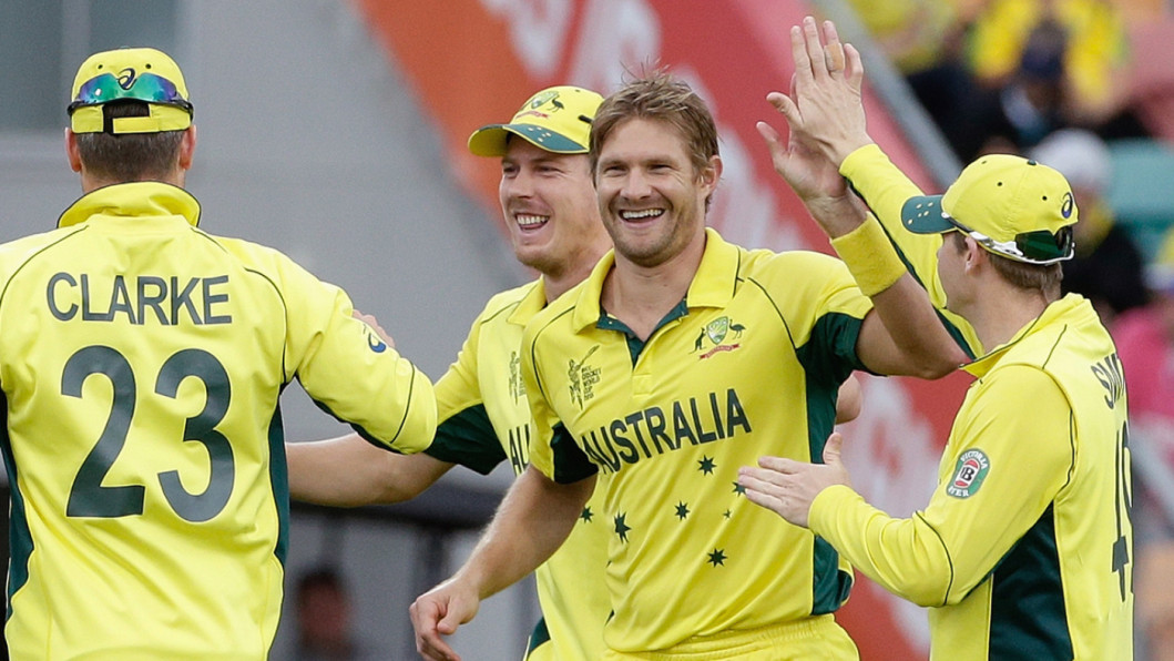 Australia's Shane Watson Australia's Shane Watson