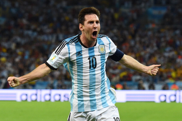 Lionel Messi of Argentina celebrates after scoring his team's second goal during the 2014 FIFA World Cup Brazil Group F match between Argentina and Bosnia-Herzegovina at Maracana on June 15, 2014 in Rio de Janeiro, Brazil. Photo: Getty Images