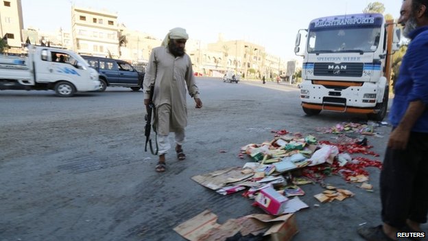 In areas under its control, Islamic State controls trade and collects taxes and fees.